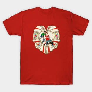 Vintage Children Valentine Heart T-Shirt